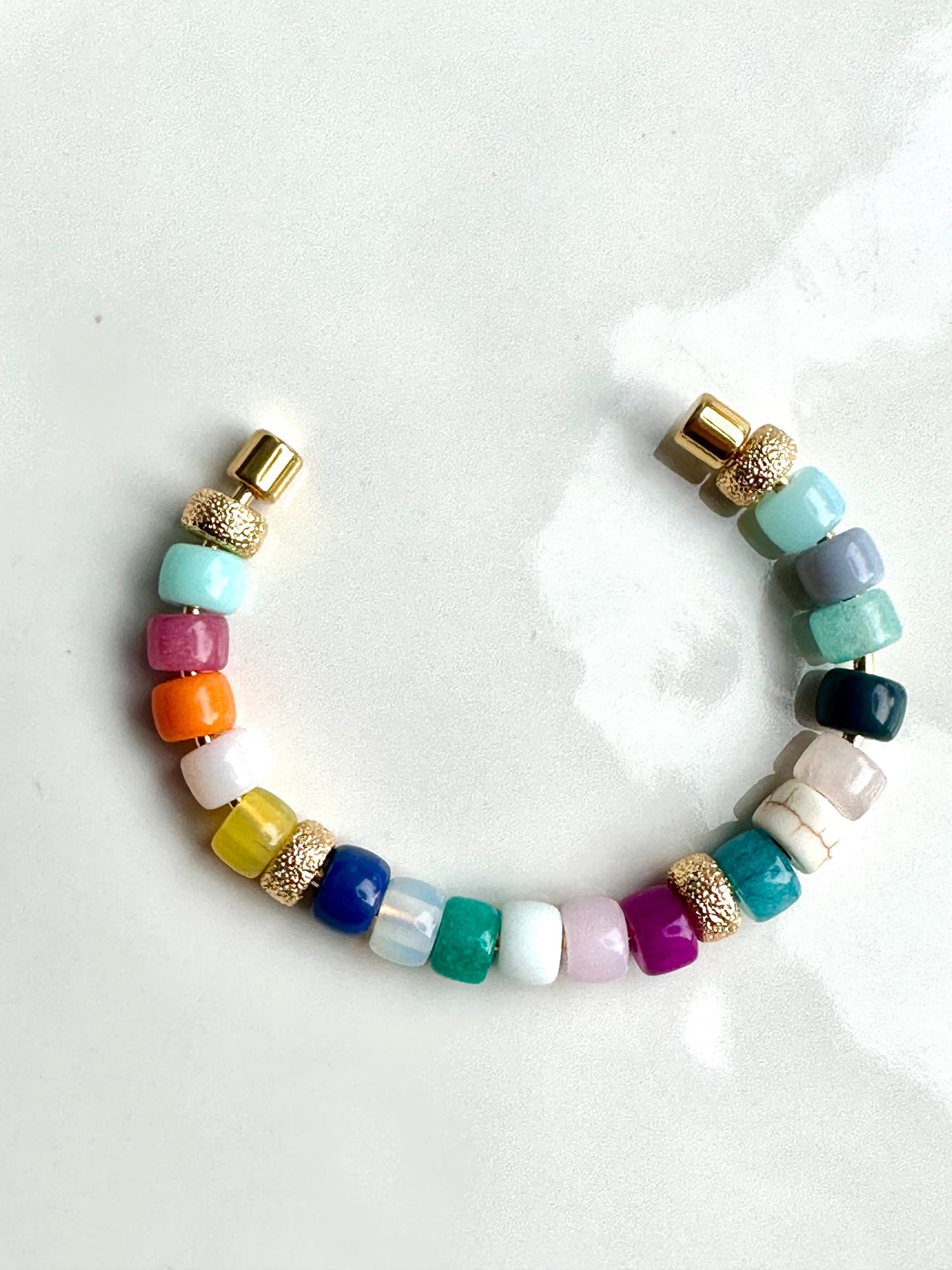 Brighter Days Gemstone Cuff Bracelet
