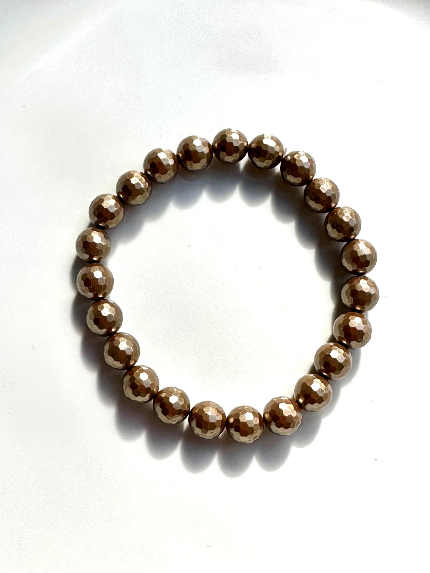 Champagne Shell Pearl Bracelet