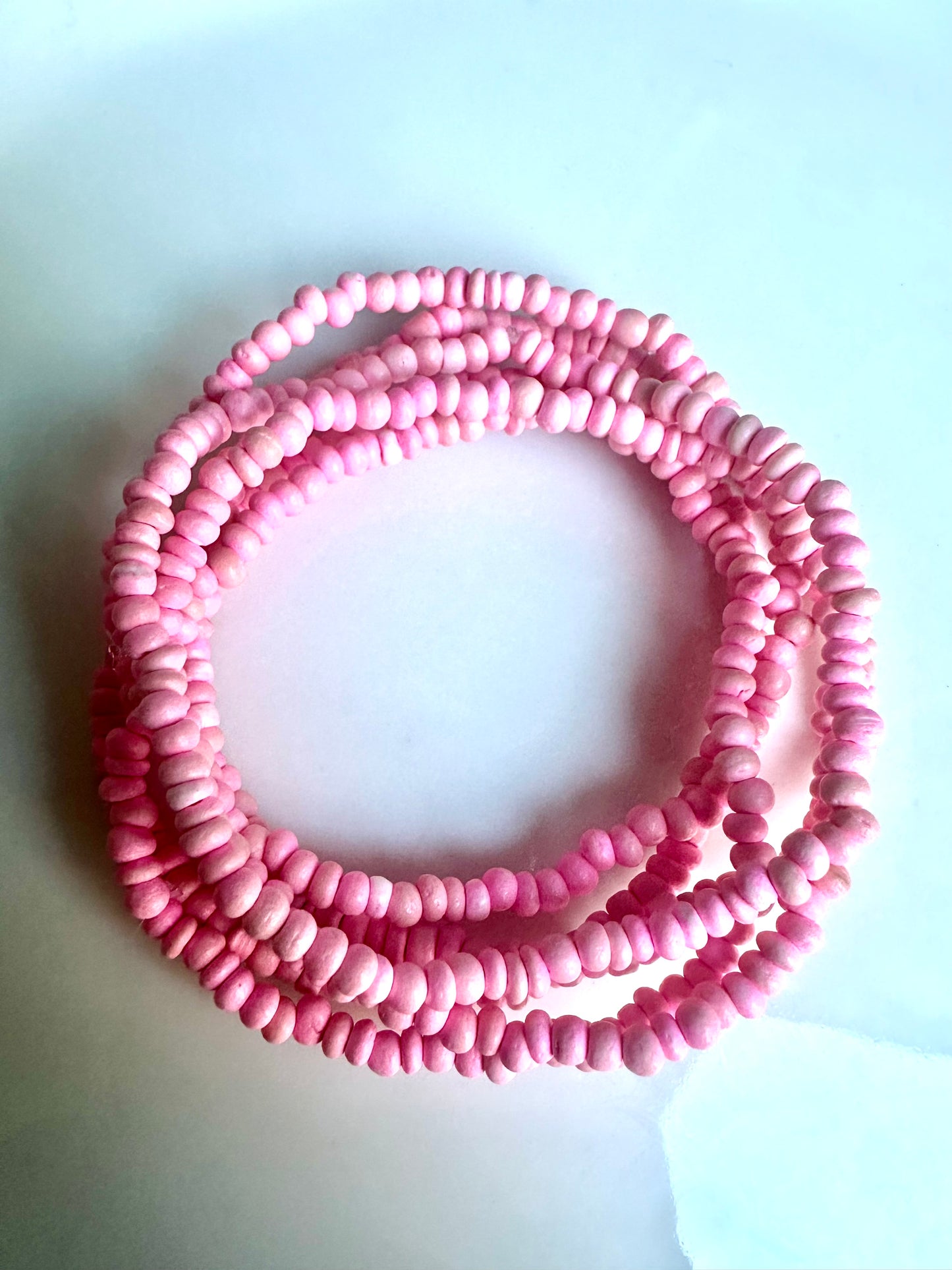 Tiny Hot Pink Coconut Bracelet