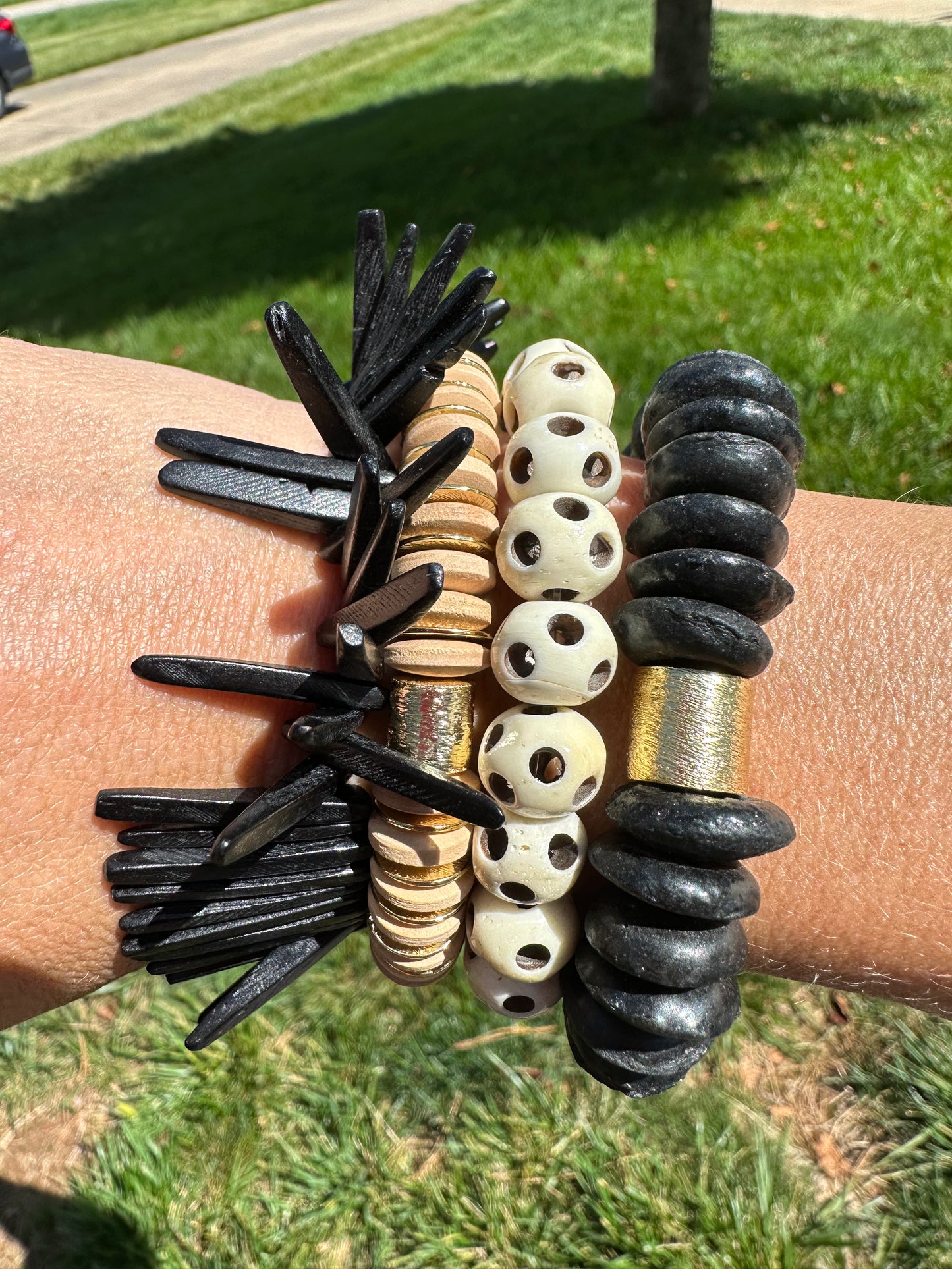 Glass Bead Bracelet
