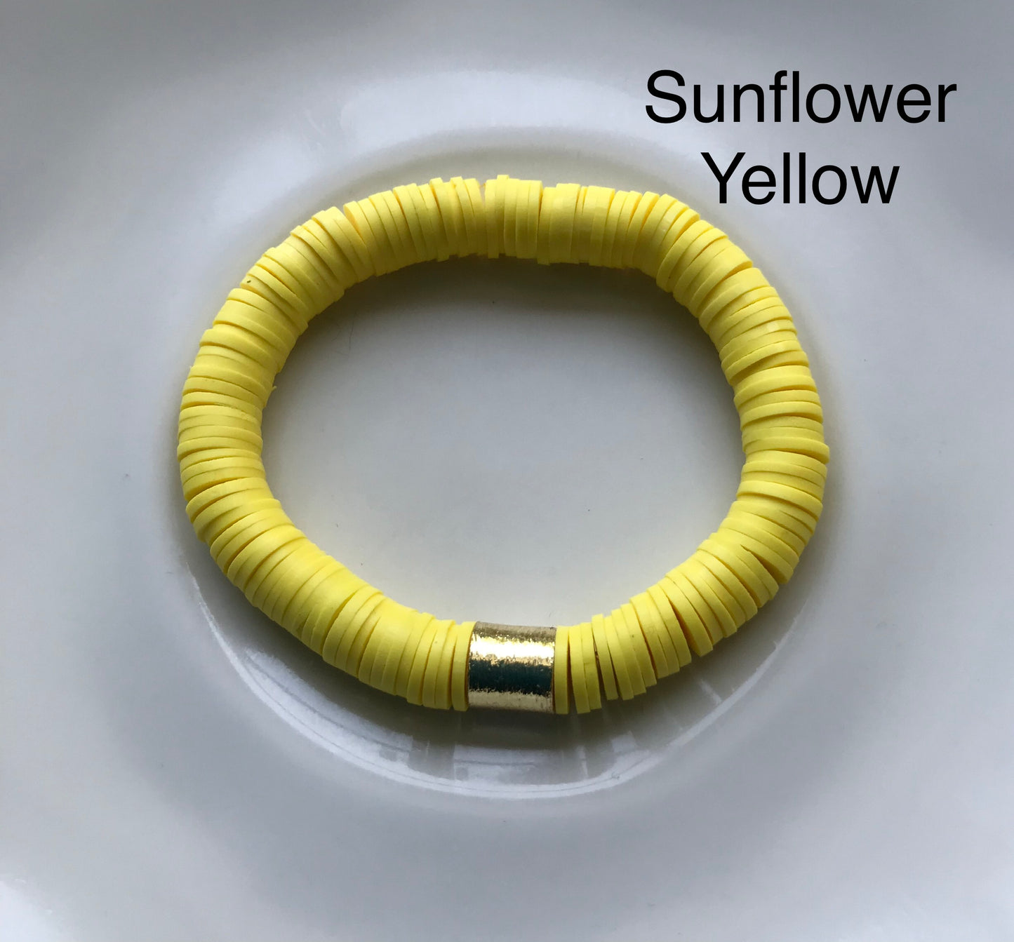Heishi Gold Bead Bracelet