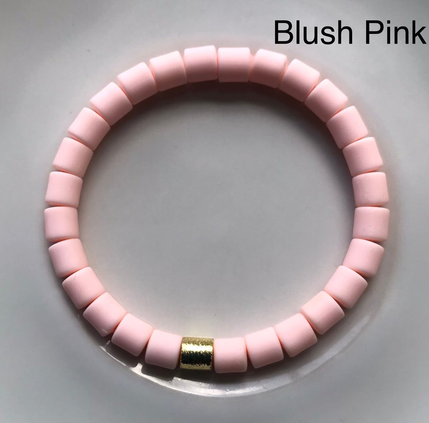 Barrel Heishi Bead Bracelet