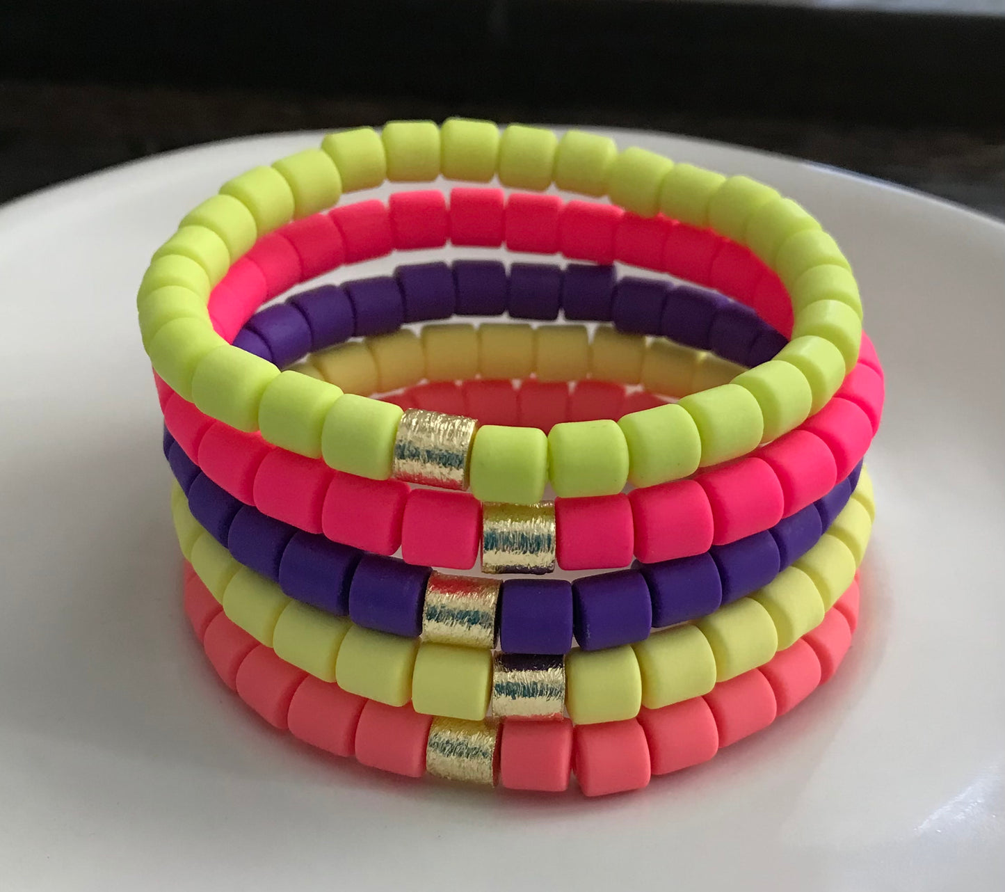 Barrel Heishi Bracelet