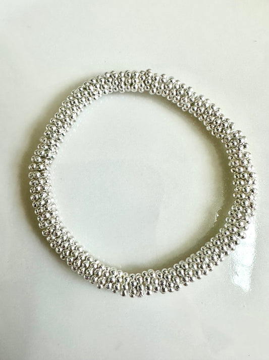 Silver Daisy Bracelet