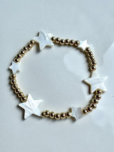 White Star Gold Bracelet