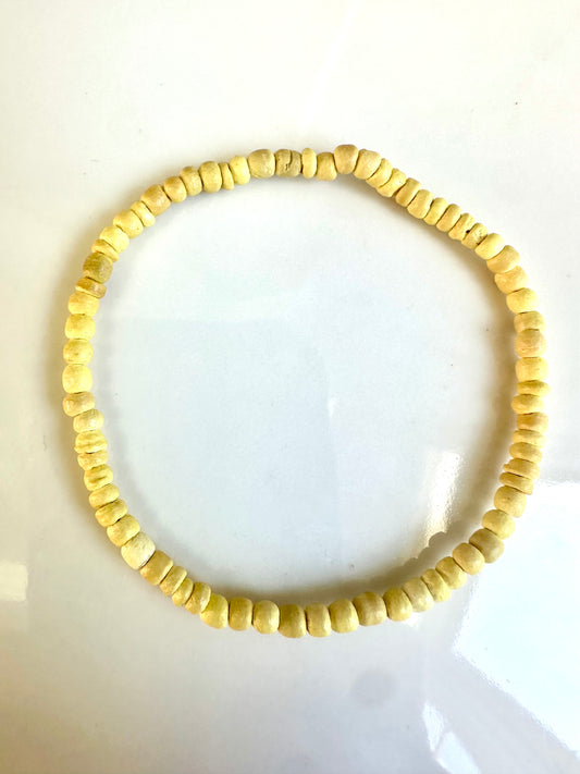 Tiny Yellow Coconut Bracelet
