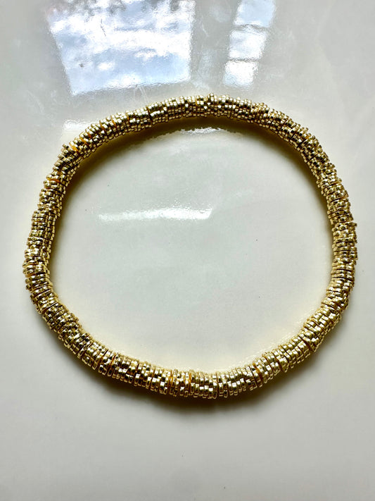 Tiny Gold Flower Bracelet