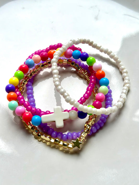 Cross Gumball Bracelet