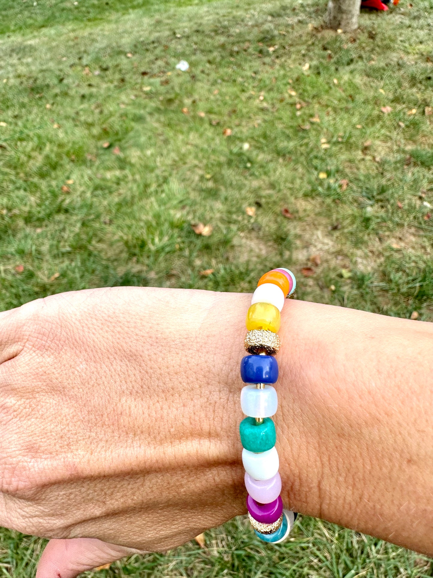 Brighter Days Gemstone Cuff Bracelet