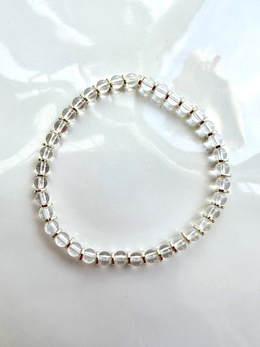 Clear Gold Bracelet