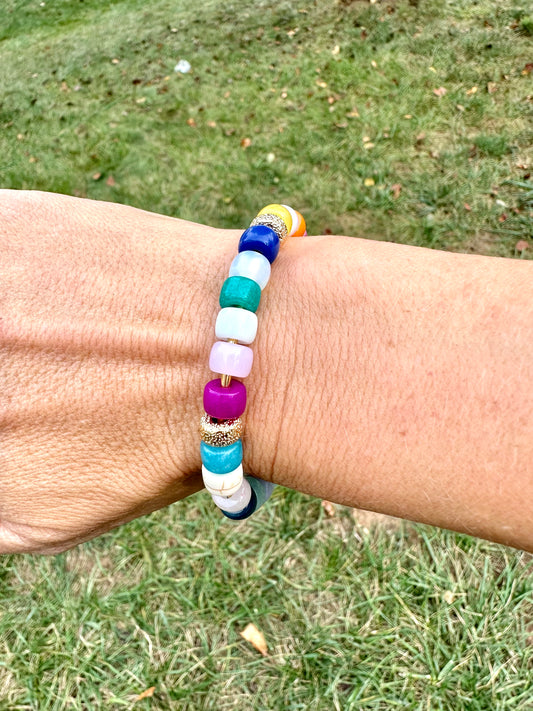 Brighter Days Gemstone Cuff Bracelet