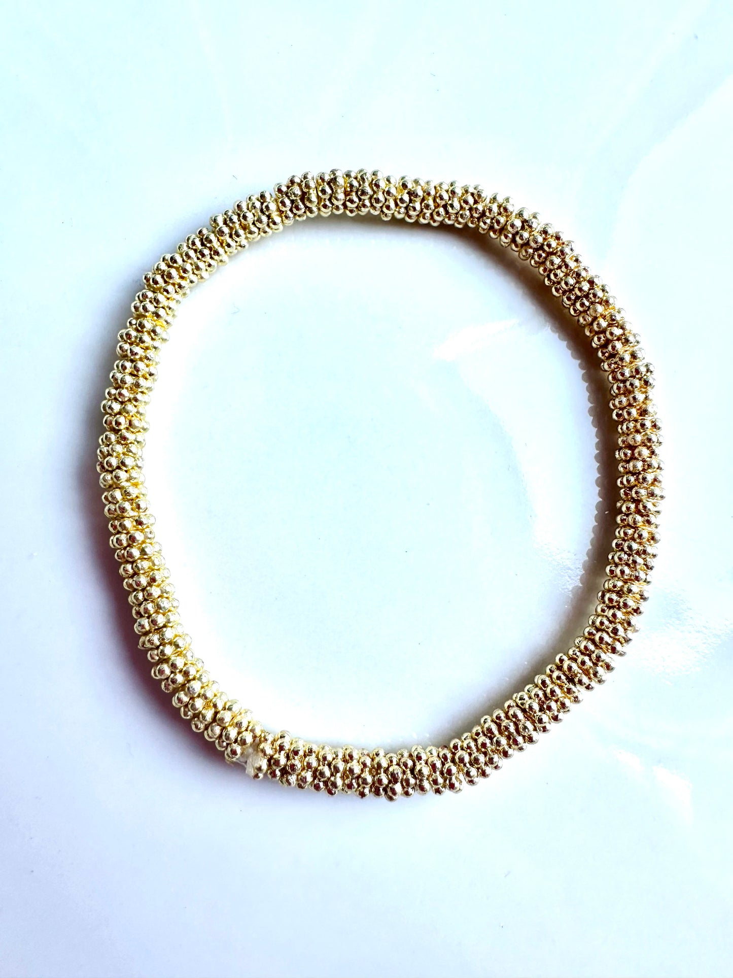 Tiny Gold Daisy Bracelet