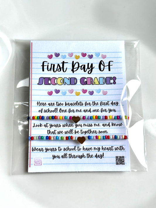 Mommy & Me Second Grade Bracelet Set