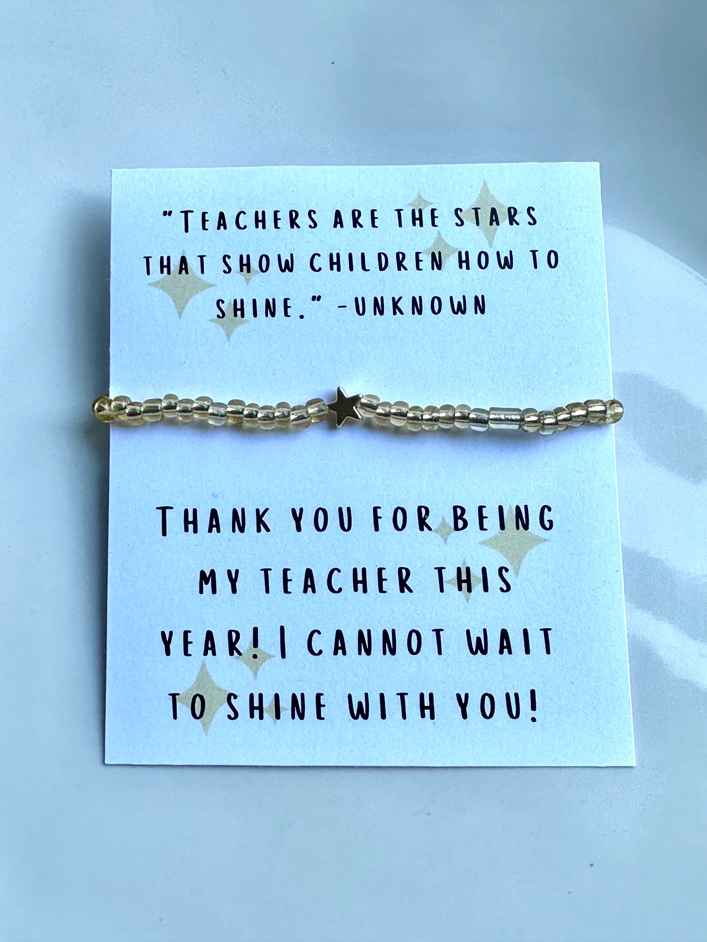 Shine Bright Teacher Gift