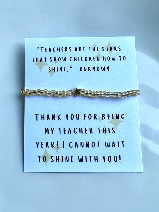 Shine Bright Teacher Gift