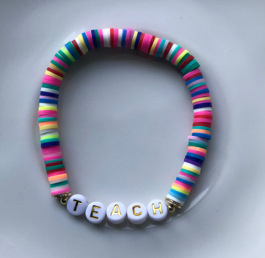 First Day Multicolor TEACH Bracelet