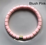 Barrel Heishi Bead Bracelet