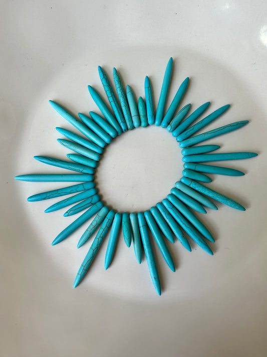 Spike Turquoise Bracelet