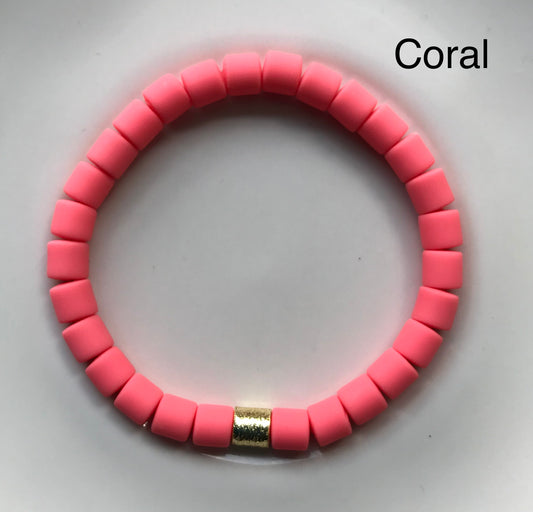 Barrel Heishi Bracelet