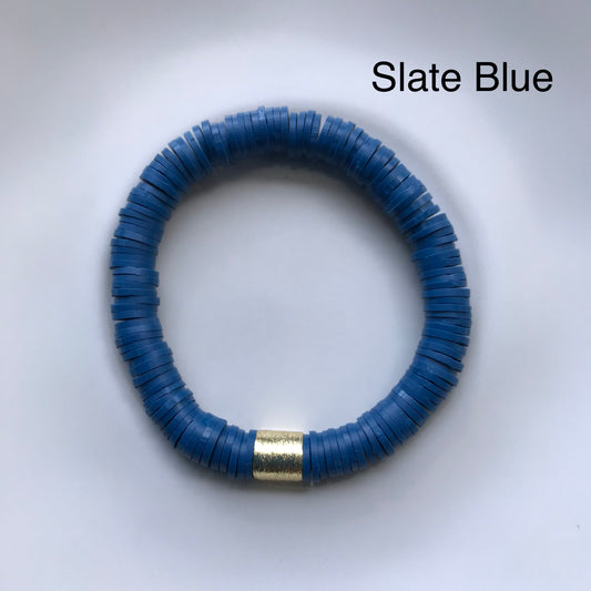 Heishi Gold Bead Bracelet
