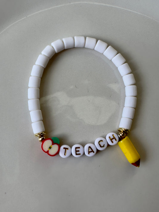 Teach White Teacher Appreciation