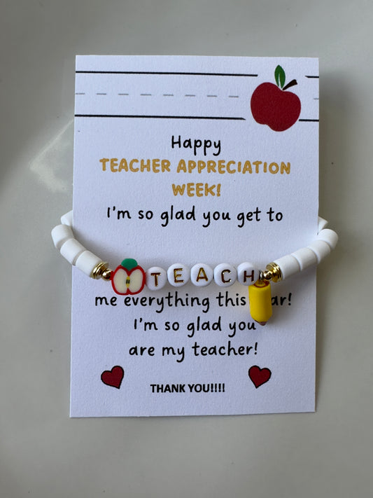 Teach White Teacher Appreciation