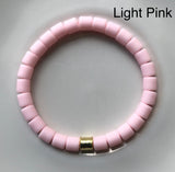 Barrel Heishi Bead Bracelet