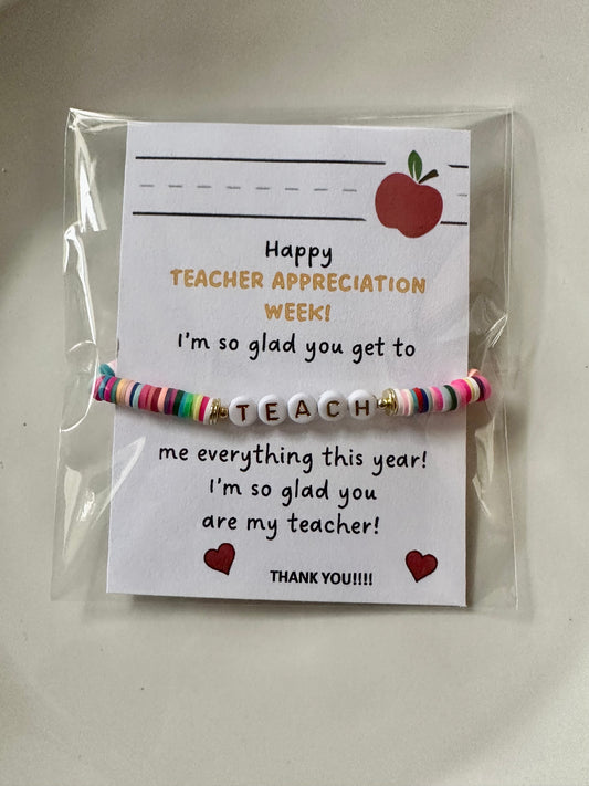 TEACH Multicolor Teacher Appreciation